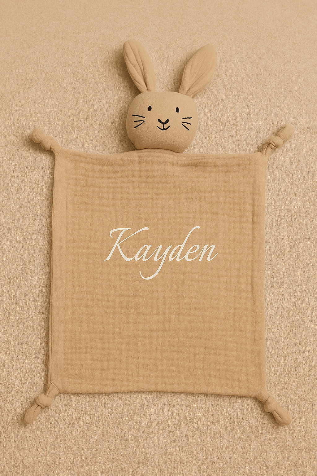 Doudou Lapin Doux et Personnalisé